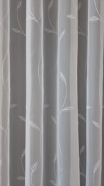 Perdea  Opaca Crem cu Broderie BRD-6821-09/11 - imagine 5