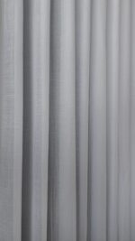 Perdea Cristal  cu  Broderie Florala Jos Brd-6838 - imagine 2