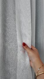 Perdea Eleganta Alba PRLTI-197 - imagine 5