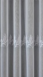 Perdea  cu  Broderie  Eleganta Alba 80877 - imagine 3