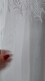 Perdea  cu  Broderie  Eleganta Alba 80877 - imagine 5