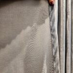 Draperie Lucioasa Uni Gri cu Blackout 90% - imagine 4