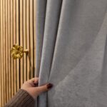 Draperie Uni Soft Gri Deschis - imagine 3