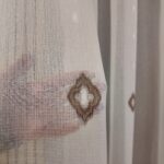 Perdea Cristal  cu  Broderie  Alb/Maro 40455/9607 - imagine 3