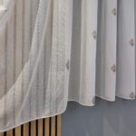 Perdea Cristal Alb/Maro  cu Model 40444f/9603 - imagine 2