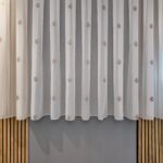 Perdea Cristal Alb/Maro  cu Model 40444f/9603 - imagine 3