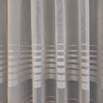 Perdea Cristal Aselya Ivory cu Dungi 006/17102