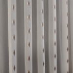 Perdea Cristal Alb/Maro  cu Model 40466f/9607
