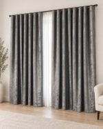 Draperie Lucioasă  Asya Uni Blackout 90% Gri - imagine 5