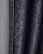 Draperie Lucioasă  Asya Uni Blackout 90% Gri Inchis - imagine 2